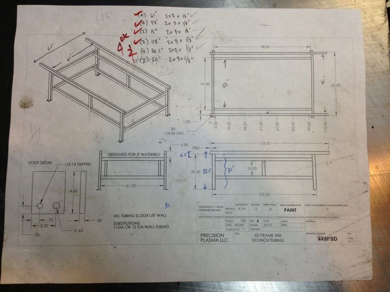 Building a 4x8' CNC Plasma Table